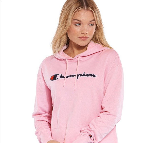 ⭐️HP⭐️Gorgeous Champion pink hoodie 💕 - Picture 4 of 7